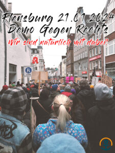 ankerpunkt twedt zur demo in flensburg gegen rechts