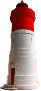 roter leuchtturm Ankerpunkt